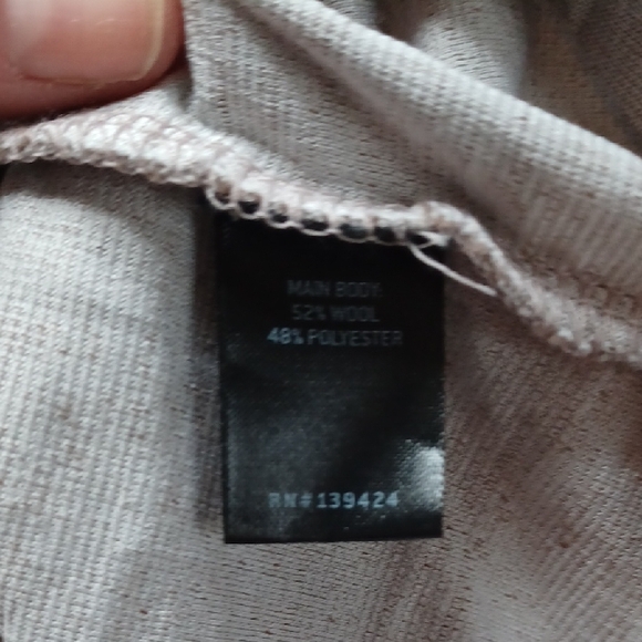 Women's Voormi Taupe Long Sleeve Hooded Top Size XL - Picture 4 of 10